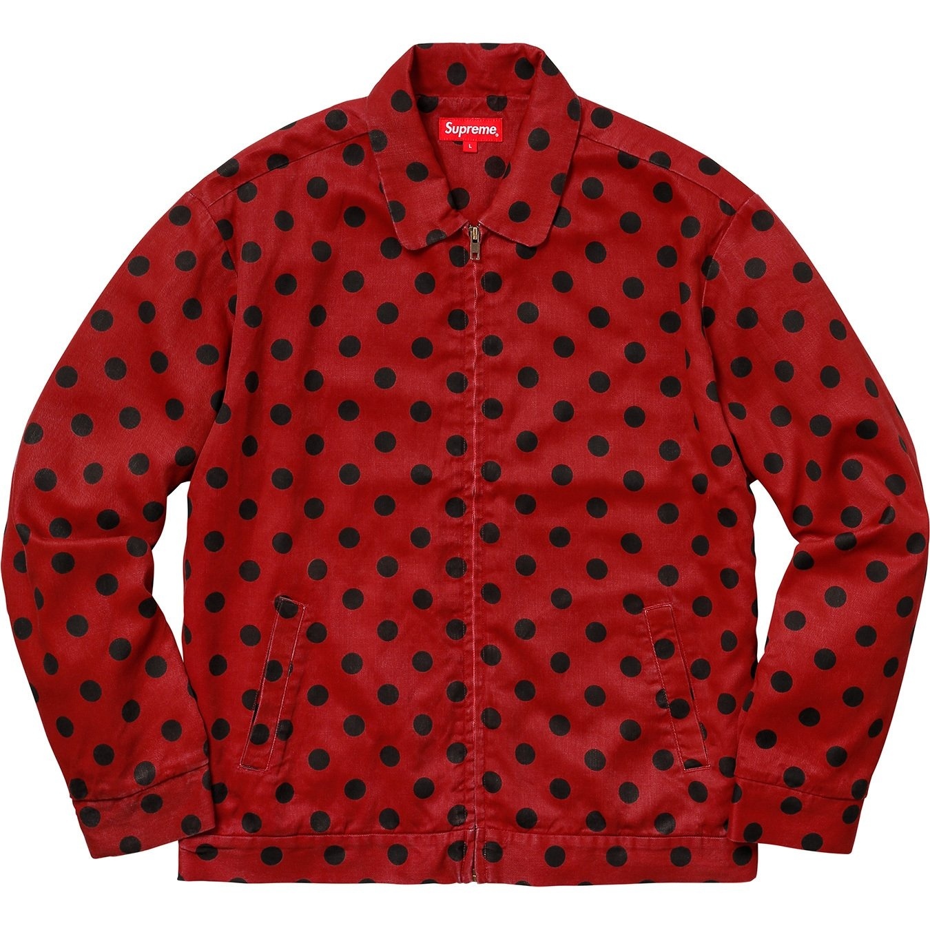 Polka Dots Rayon Work Jacket view 4